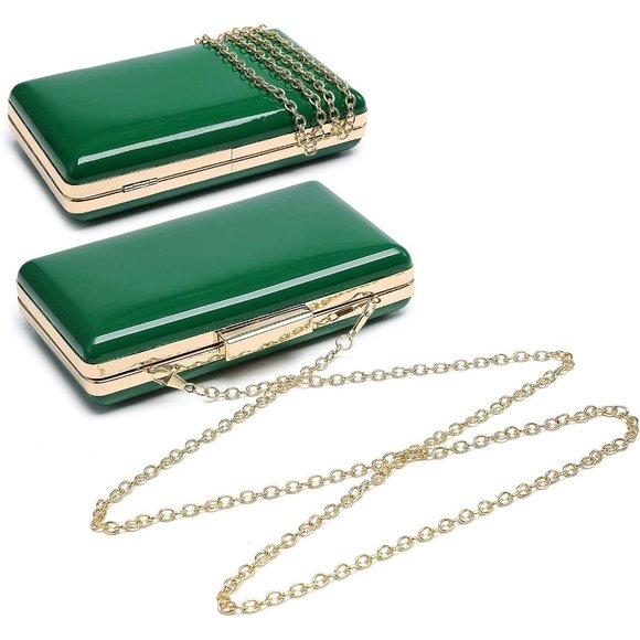 Dasein Women Green Evening Formal Party Wedding Cocktail Prom Handbags - Picture 3 of 6